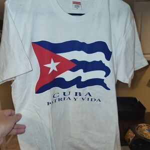 Supreme White Cotton T-Shirt